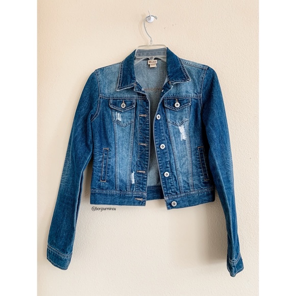 Mudd Jackets & Blazers - MUDD  Classic Indigo Blue Denim Jean Jacket M
